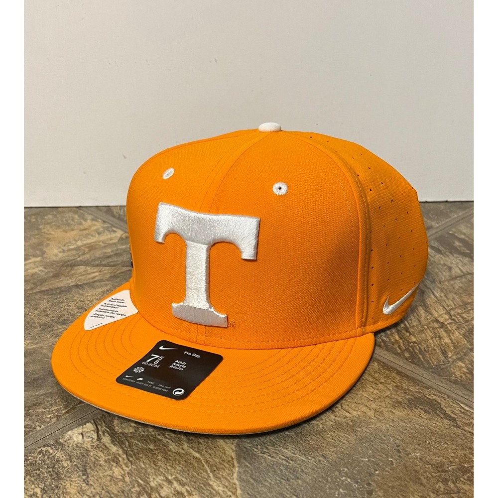 Nike Tennessee Volunteers Hat Men 7 5/8 Orange New Authentic On-Field Pro Cap